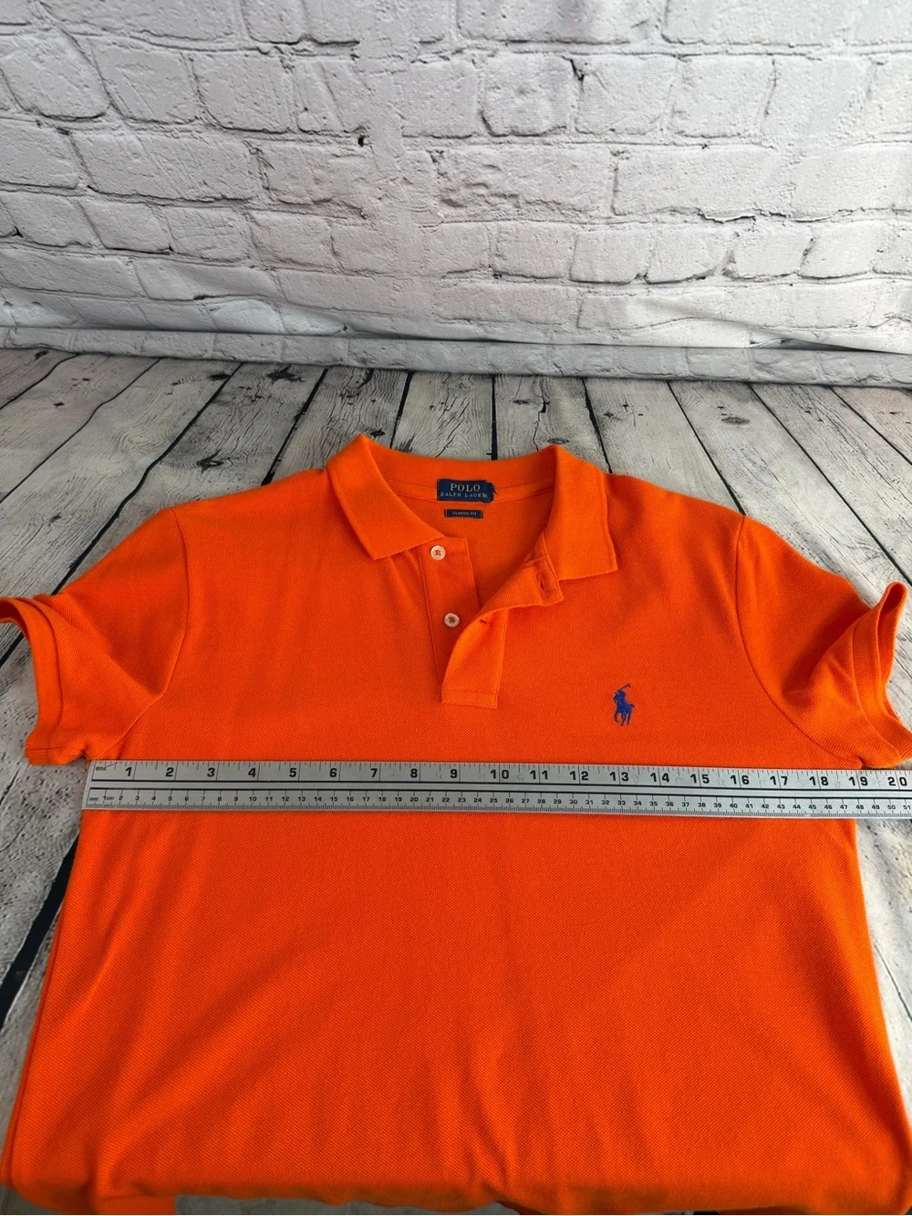 POLO RALPH LAUREN Orange Polo Shirt | Classic Prep | Golfcore | Resort Style | S